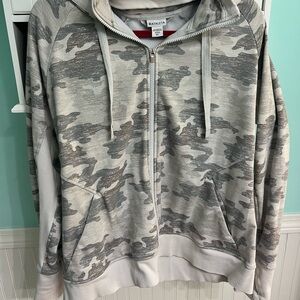 Gray camo Athleta zip up
